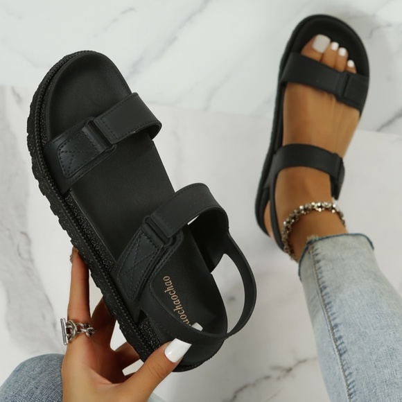 3/$10 SALE Black Sandals - Picture 6 of 6